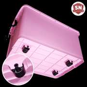 กล่องพลาสติกล้อเลื่อน 43 x 59 x 33.5 ตรา SN No.736