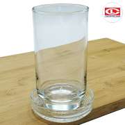 จานแก้วรองวางแก้วน้ำดื่ม ตรา LUCKYGLASS No.775203