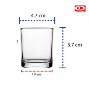 แก้วชอต (Shot Glass) No.LG-404202 ตรา LUCKYGLASS 0