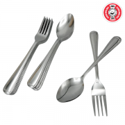 ช้อนส้อมสแตนเลส 1.5 มม. ตรา FOFO (12 คู่) 0