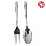 ช้อนส้อมสแตนเลส 1.5 มม. ตรา FOFO (12 คู่)