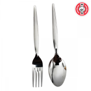 ช้อนส้อมสแตนเลส 1.5 มม. ตรา FOFO (12 คู่)