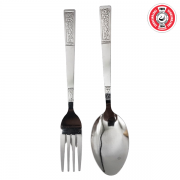 ช้อนส้อมสแตนเลส 1.5 มม. ตรา FOFO (12 คู่)