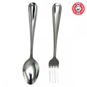 ช้อนส้อมสแตนเลส 1.5 มม. ตรา FOFO (12 คู่)