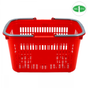 ตะกร้าพลาสติกหูหิ้วสี่เหลี่ยม ตรา BIGONE No.247 0