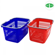 ตะกร้าพลาสติกหูหิ้วสี่เหลี่ยม ตรา BIGONE No.247