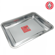 ถาดเหลี่ยมสแตนเลส 40 x 30 x 4.8 ซม. ตรา GOGO