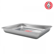 ถาดเหลี่ยมสแตนเลส 40 x 30 x 4.8 ซม. ตรา GOGO