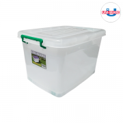 กล่องพลาสติกล้อเลื่อน K-300 15 ลิตร 30 x 40 x 19 ซม. ตรา UNIWARE 0