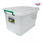 กล่องพลาสติกล้อเลื่อน K-600 50 ลิตร 39 x 56 x 32 ซม. ตรา UNIWARE 0