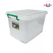กล่องพลาสติกล้อเลื่อน K-1000 90 ลิตร 47 x 68 x 38 ซม. ตรา UNIWARE 0