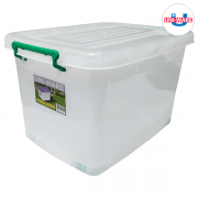 กล่องพลาสติกล้อเลื่อน K-1500 135 ลิตร 56 x 78 x 48 ซม. ตรา UNIWARE 0