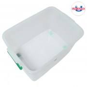 กล่องพลาสติกล้อเลื่อน K-1200 110 ลิตร 50 x 74 x 45 ซม. ตรา UNIWARE