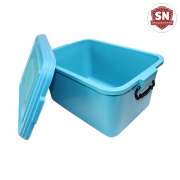 กล่องพลาสติกล้อเลื่อน 43 x 59 x 33.5 ตรา SN No.736