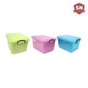กล่องพลาสติกล้อเลื่อน 43 x 59 x 33.5 ตรา SN No.736