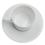 ชุดถ้วยชากาแฟเซรามิคสีขาว