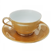 ชุดถ้วยชากาแฟเซรามิคสีน้ำตาล 0