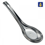 ช้อนสั้นสแตนเลส จัมโบ้ ตราสมอ (6 คัน)