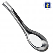 ช้อนสั้นสแตนเลส จัมโบ้ ตราสมอ (6 คัน)