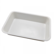 ถาดพลาสติกสีขาวนม 29 x 42 x 9 ซม.